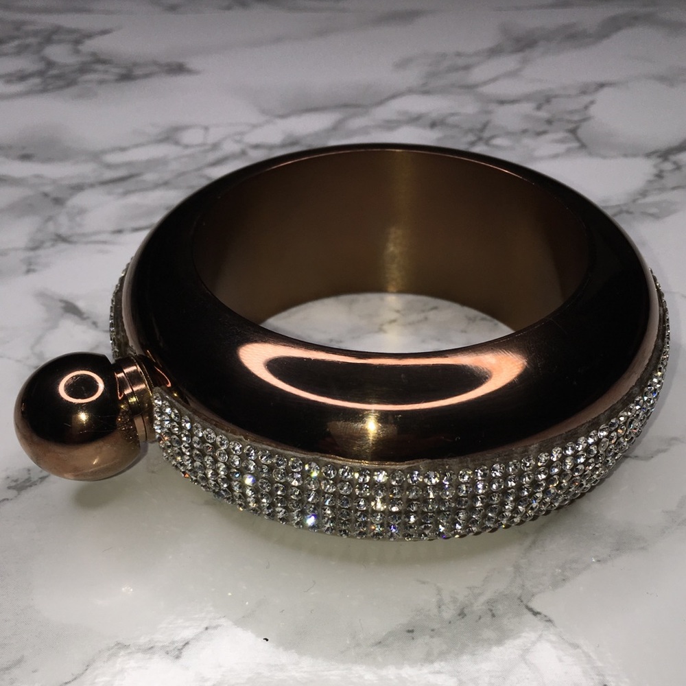 Rose Gold Flask Bracelet Bangle